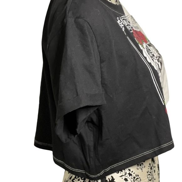 Dia De Los Muertos Crop Top - Picture 2 of 4